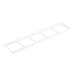 Рамка Systeme Electric ArtGallery пятиместная белая (GAL000105) - фото 3