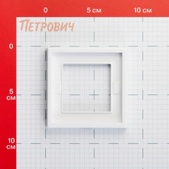 Рамка Systeme Electric ArtGallery одноместная белая (GAL440101) - фото 4