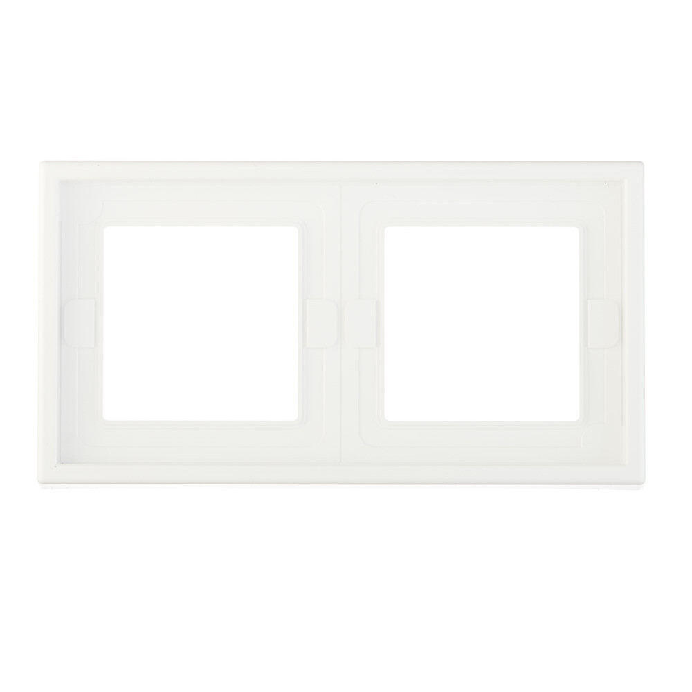 

Рамка Systeme Electric ArtGallery двухместная белая (GAL440102), Белый