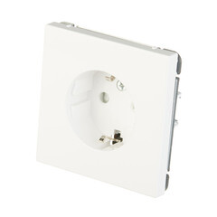 Розетка Systeme Electric ArtGallery встраиваемая белая со шторками (GAL000145) - фото 3