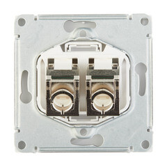 Розетка компьютерная Systeme Electric ArtGallery встраиваемая белая 2хRJ45 (GAL000188) - фото 4