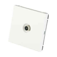 Розетка телевизионная Systeme Electric ArtGallery встраиваемая белая 1DB (GAL000191) - фото 4