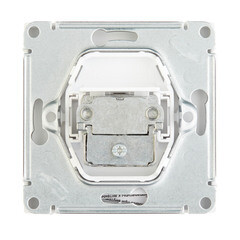 Розетка телевизионная Systeme Electric ArtGallery встраиваемая белая 1DB (GAL000191) - фото 2