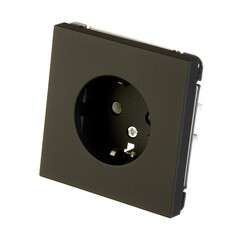 Розетка Systeme Electric ArtGallery встраиваемая карбон (GAL001043) - фото 4