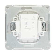 Выключатель Systeme Electric ArtGallery одноклавишный встраиваемый белый (GAL000111) - фото 3