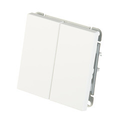 Выключатель Systeme Electric ArtGallery двухклавишный встраиваемый белый (GAL000151) - фото 3