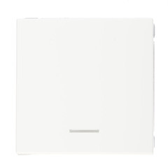 Выключатель Systeme Electric ArtGallery одноклавишный встраиваемый белый с подсветкой (GAL000113) - фото 1