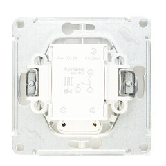 Выключатель Systeme Electric ArtGallery двухклавишный встраиваемый белый с подсветкой (GAL000153) - фото 4