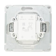 Переключатель Systeme Electric ArtGallery одноклавишный встраиваемый белый (GAL000171) - фото 2
