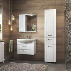 Тумба под раковину Vigo Diana 60 см подвесная белая (tp.DIA.BAL.60.2Y) - фото 5