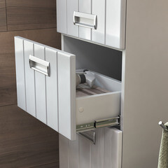 Пенал Vigo Diana 40 см напольный белый - фото 5