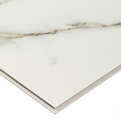 Плитка кварцвиниловая CronaFloor Stone терра бьянко замковая 1,8 кв.м 4 мм - фото 3