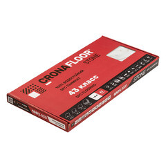 Плитка кварцвиниловая CronaFloor Stone терра бьянко замковая 1,8 кв.м 4 мм - фото 2