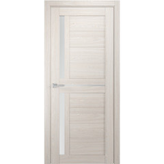 Дверь межкомнатная Квадро 11 800х2000 мм финишпленка ясень арктический со стеклом - фото 1