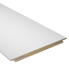 Изображение товара Доборная планка телескопическая Классик 02 120х10х2060 мм финишпленка белый шелк (1 шт.)