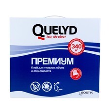 Клей для стеклообоев Quelyd Premium 340 кв.м 2,8 кг