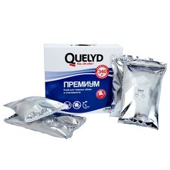 Клей для стеклообоев Quelyd Premium 340 кв.м 2,8 кг - фото 4