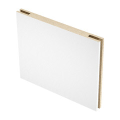 Изображение товара Доборная планка телескопическая Ставерн 02-1 120х10х2070 мм ПВХ дуб шале белый (1 шт.)