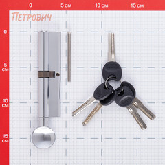 Цилиндр Palidore 120 60/60С мм ключ/вертушка хром - фото 3