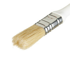 Кисть плоская смешанная щетина пластиковая ручка Beorol Universal 20х15 мм для эмалей и лаков на любой основе - фото 3