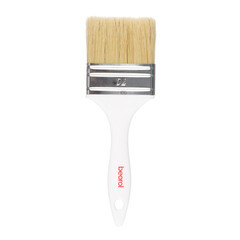 Кисть плоская смешанная щетина пластиковая ручка Beorol 70х15 мм для эмалей и лаков на любой основе