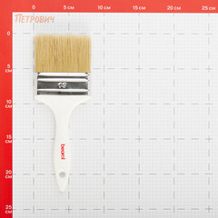 Кисть плоская смешанная щетина пластиковая ручка Beorol Universal 80х15 мм для эмалей и лаков на алкидной основе - фото 5