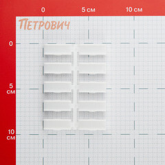 Соединитель скрытый Ideal Дюра белый прямой (10 шт.) - фото 2