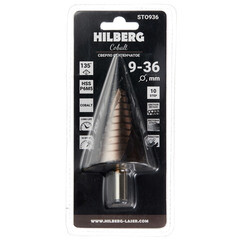 Сверло по металлу ступенчатое спиральное Hilberg 9-36 мм кобальтовое (ST0936) - фото 3