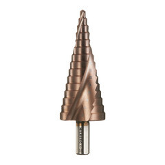 Изображение товара Сверло по металлу ступенчатое спиральное Hilberg 4-32 мм кобальтовое (ST0432)