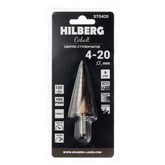 Сверло по металлу ступенчатое спиральное Hilberg 4-20 мм кобальтовое (ST0420) - фото 2
