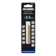 Сверло по металлу спиральное Hilberg 3,2х65 мм кобальтовое (2 шт.) (CO032) - фото 5