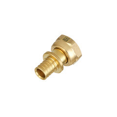 Соединитель прямой Рехау MX 16 мм х 1/2 ВР(г) с накидной гайкой (11096721001) - фото 1