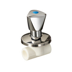 Изображение товара Вентиль полипропиленовый Valtec 20 мм хромированный (VTp.713.0.020)