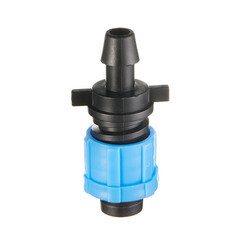 Соединитель 12 мм для капельной трубки 16 мм Профитт пластиковый с уплотнителем (1680363) - фото 1