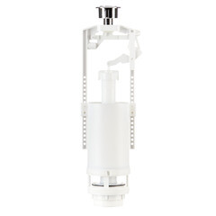 Клапан сливной Alcadrain поршневой однорежимный кнопка пластик хром (A2000) - фото 2