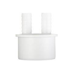 Переходник двойной для подключения сливного шланга ДТРД 14х50 мм с хомутами - фото 3