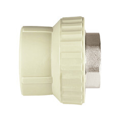 Муфта полипропиленовая Valfex 40 мм х 1 1/4 ВР(г) под ключ серая (10134040Г) - фото 3