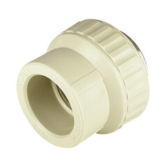 Муфта полипропиленовая Valfex 40 мм х 1 1/4 ВР(г) под ключ серая (10134040Г) - фото 2