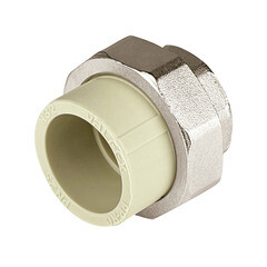 Муфта полипропиленовая Valfex разъемная (американка) 32 мм х 1 ВР(г) серая (10155025Г) - фото 2