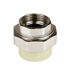 Муфта полипропиленовая Valfex разъемная (американка) 32 мм х 1 ВР(г) серая (10155025Г) - фото 1