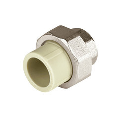 Муфта полипропиленовая Valfex разъемная (американка) 20 мм х 1/2 ВР(г) серая (10155015Г) - фото 2