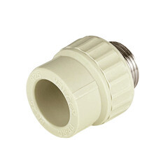 Муфта полипропиленовая Valfex 25 мм х 3/4 НР(ш) серая (10130025Г) - фото 2