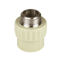 Изображение товара Муфта полипропиленовая Valfex 25 мм х 3/4 НР(ш) серая (10130025Г)