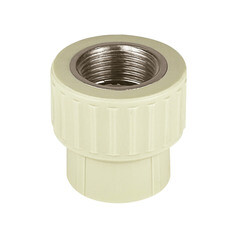 Изображение товара Муфта полипропиленовая Valfex 25 мм х 3/4 ВР(г) серая (10129025Г)