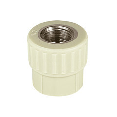 Муфта полипропиленовая Valfex 25 мм х 1/2 ВР(г) серая (10129125Г) - фото 1