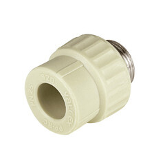 Муфта полипропиленовая Valfex 25 мм х 1/2 НР(ш) серая (10130125Г) - фото 2