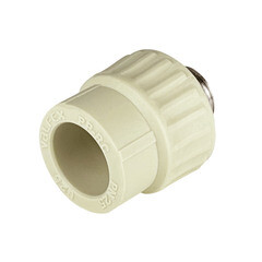 Муфта полипропиленовая Valfex 20 мм х 3/4 НР(ш) серая (10130120Г) - фото 2