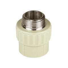 Изображение товара Муфта полипропиленовая Valfex 20 мм х 3/4 НР(ш) серая (10130120Г)