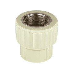 Муфта полипропиленовая Valfex 20 мм х 3/4 ВР(г) серая (10129120Г) - фото 1