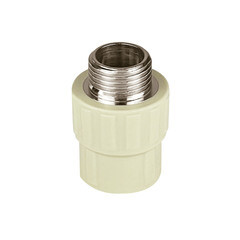 Изображение товара Муфта полипропиленовая Valfex 20 мм х 1/2 НР(ш) серая (10130020Г)